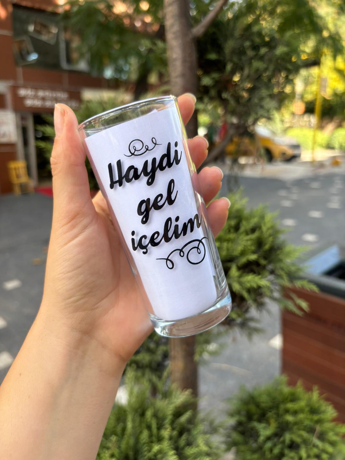 Haydi Gel İçelim Rakı Bardağı