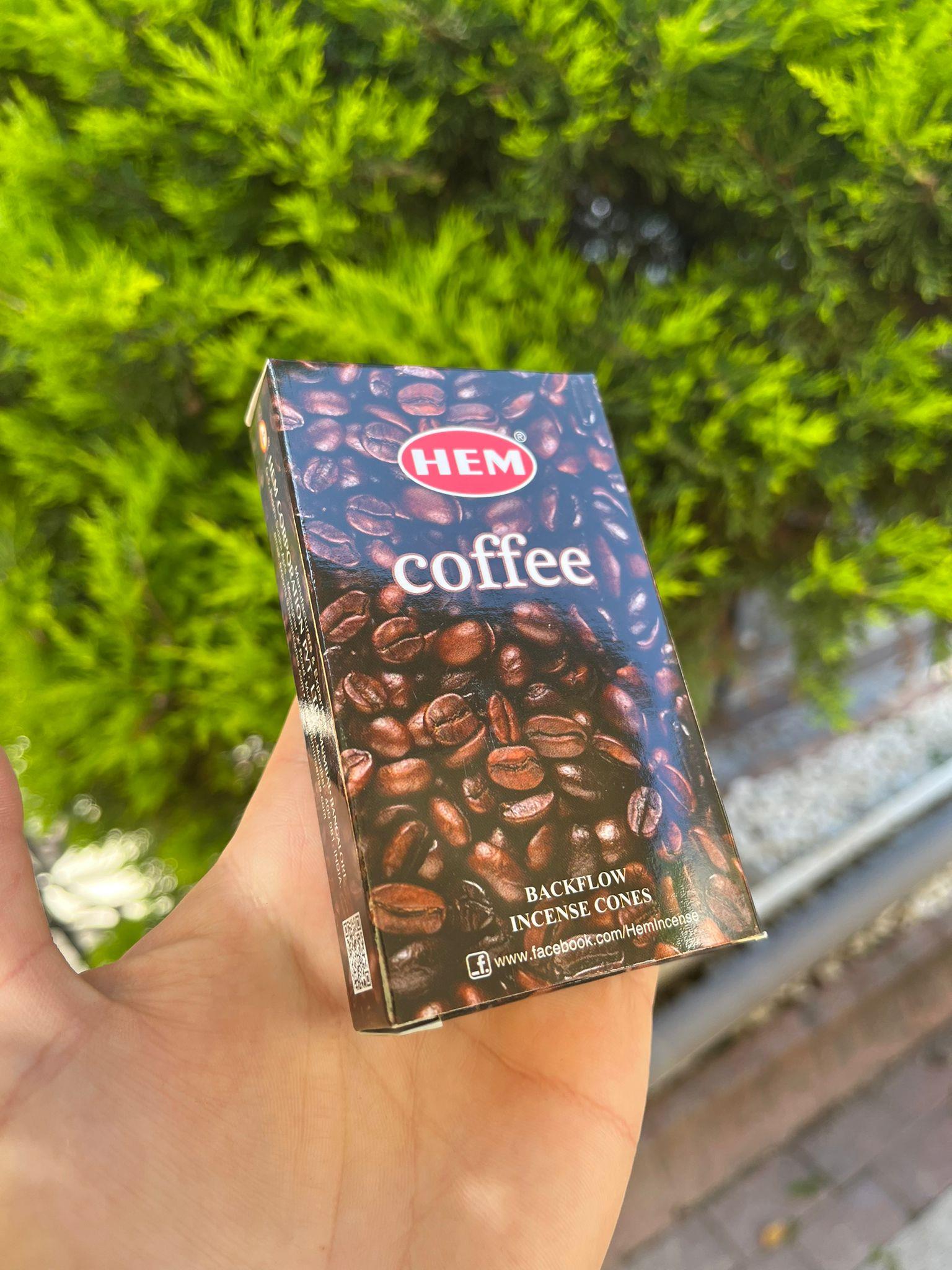 HEM Caffee Geri Akış Şelale Koni Tütsü - 10 Adet
