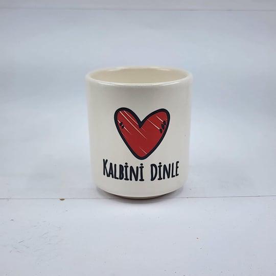Kalbini Dinle Tasarımlı Dekoratif Mum
