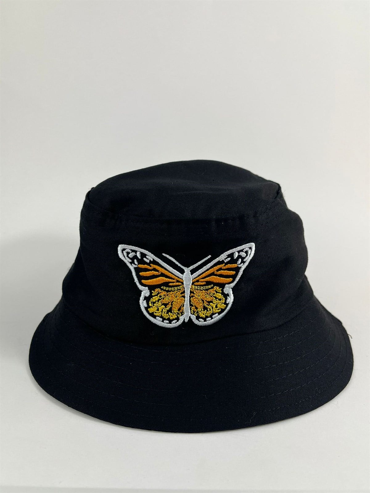 Kelebek Desen Bucket Şapka