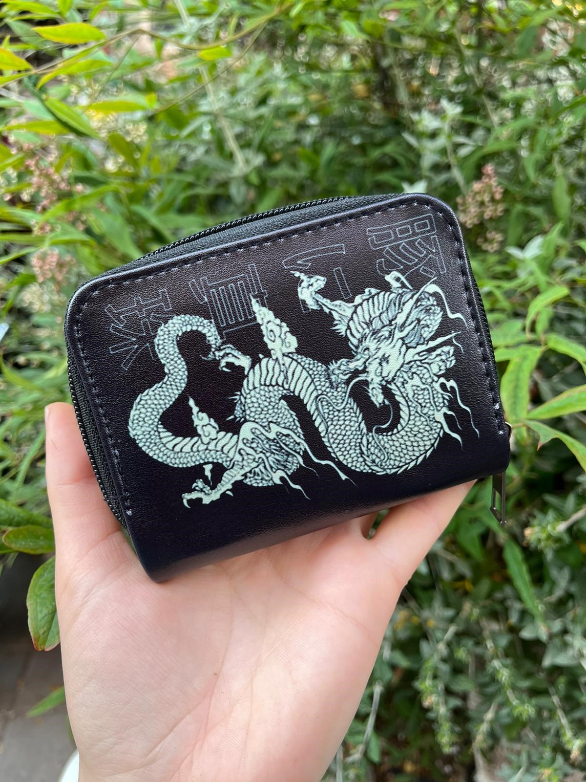 Kemik Rengi Dragon Kısa Cüzdan