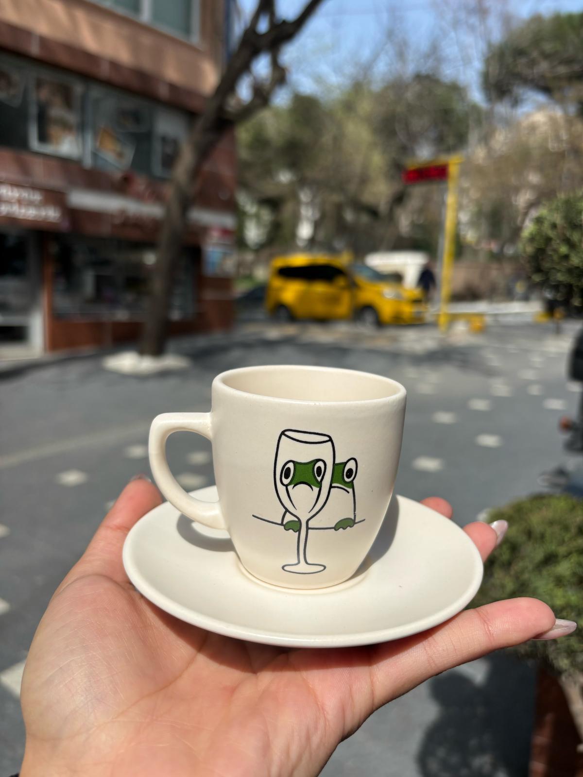 Kurbik Türk Kahve Fincanı