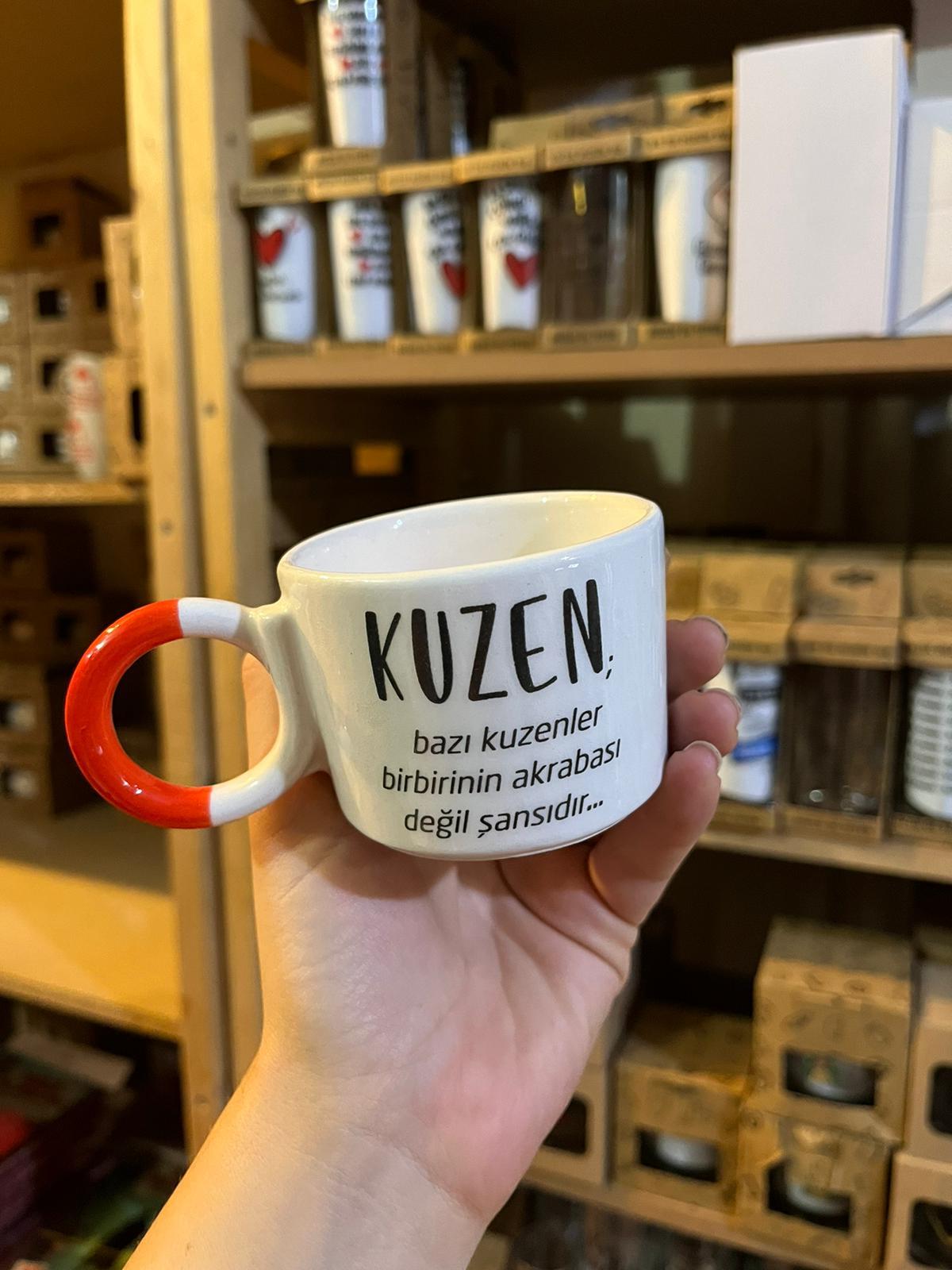 Kuzen Düğüm Kulplu Kupa