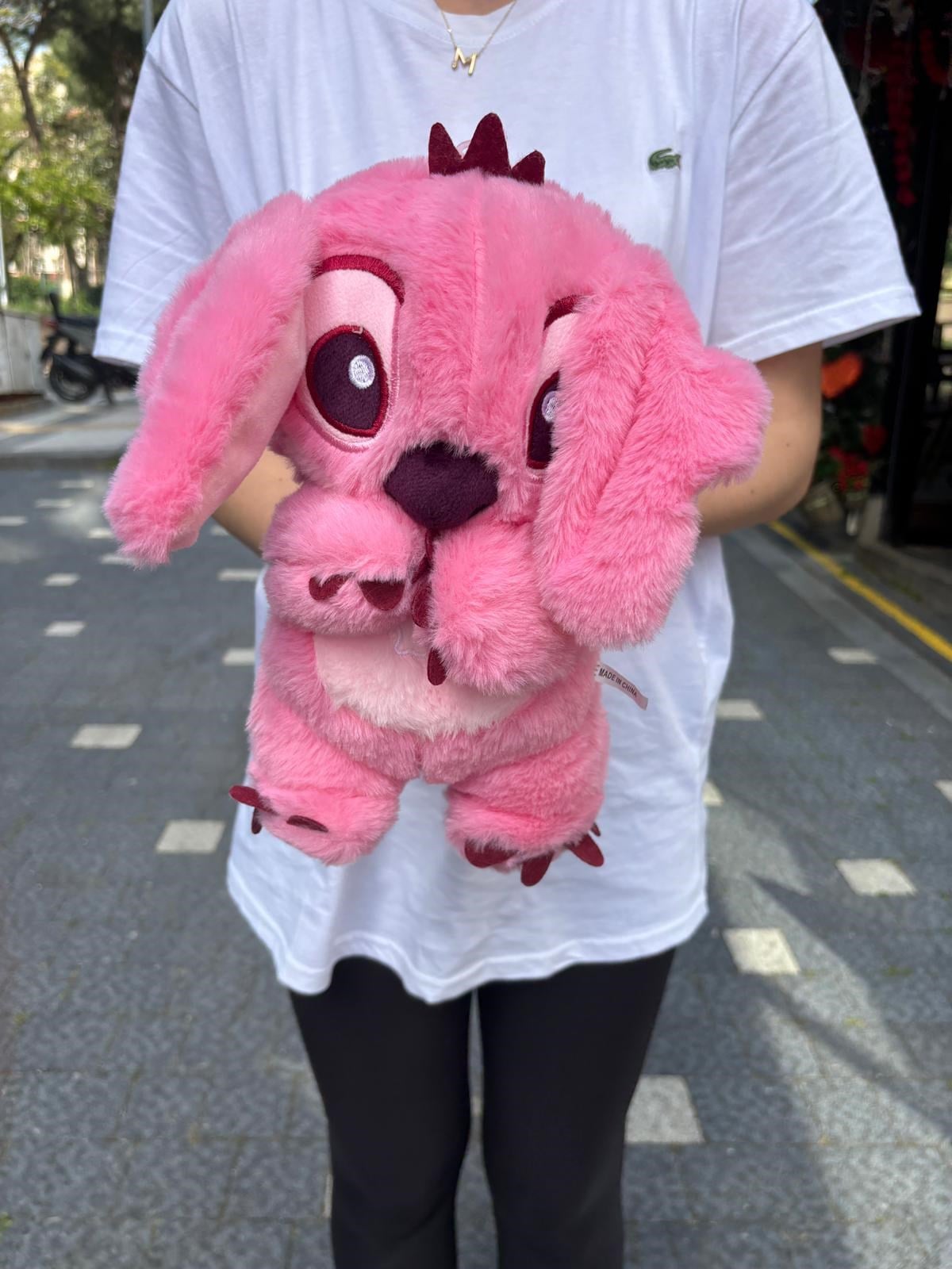 Lilo Pembe Stich Nefes Alan Uyku Arkadaşım Peluş