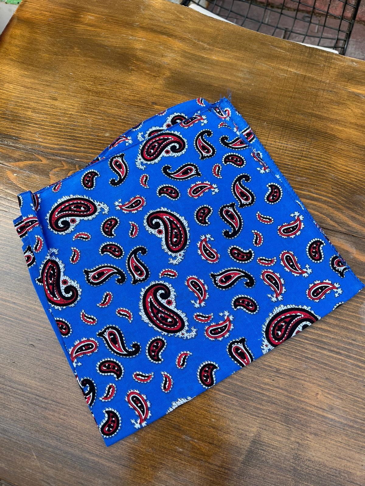 Maviş Detaylı Ünisex Bandana