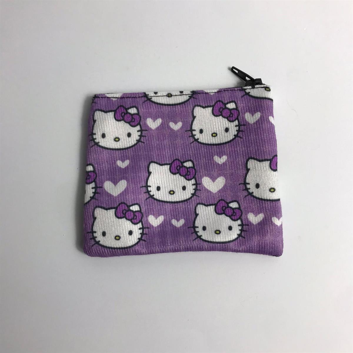 Mor Hello Kitty Bozuk Para Cüzdanı