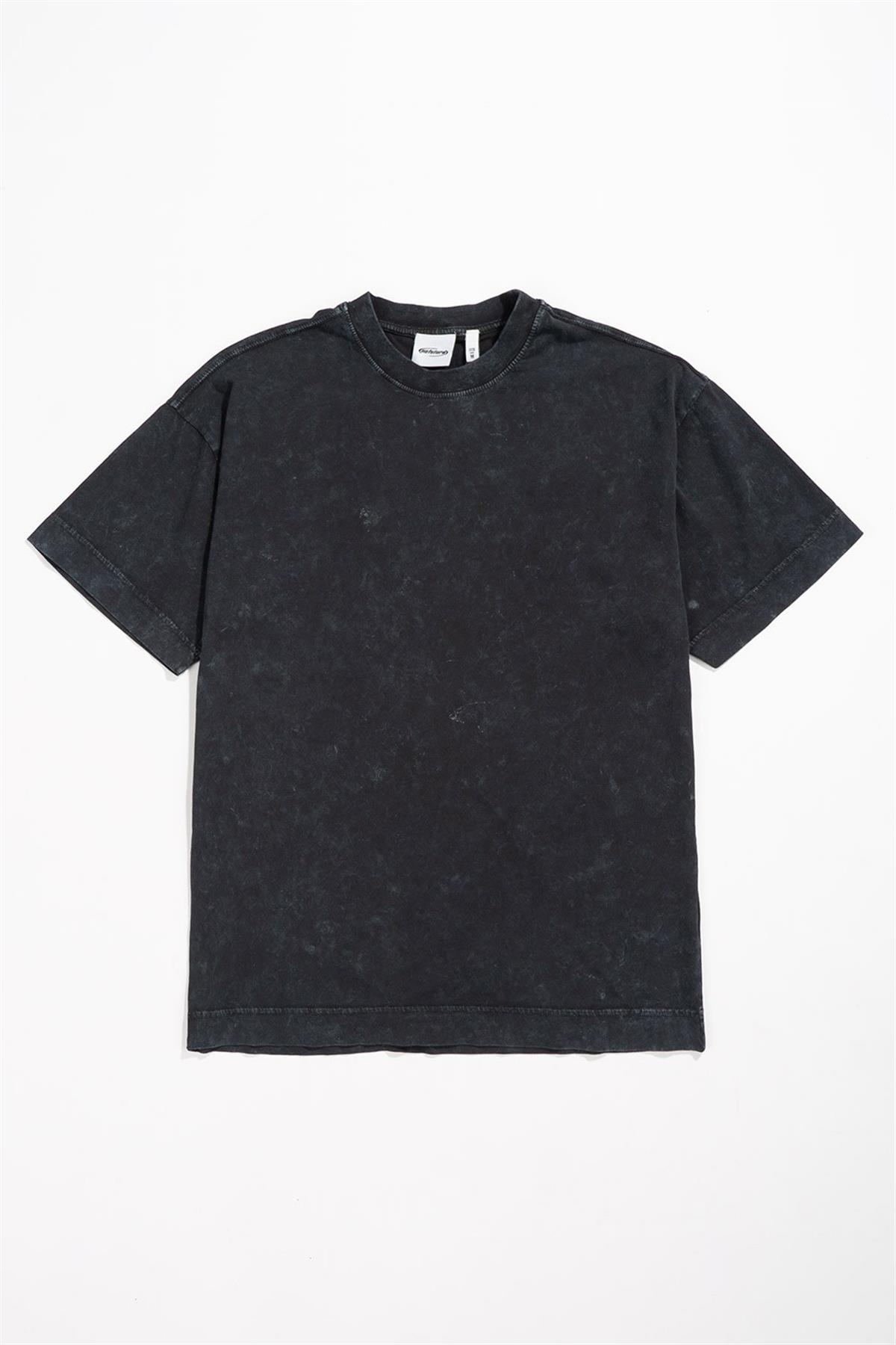 No Future Dark Acidwashed Oversize Unisex Tişört