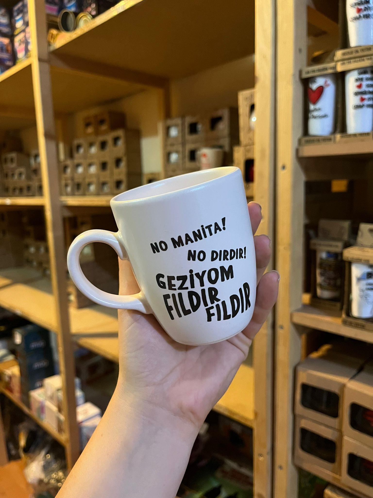 No Manita No Dırdır Oval Kupa