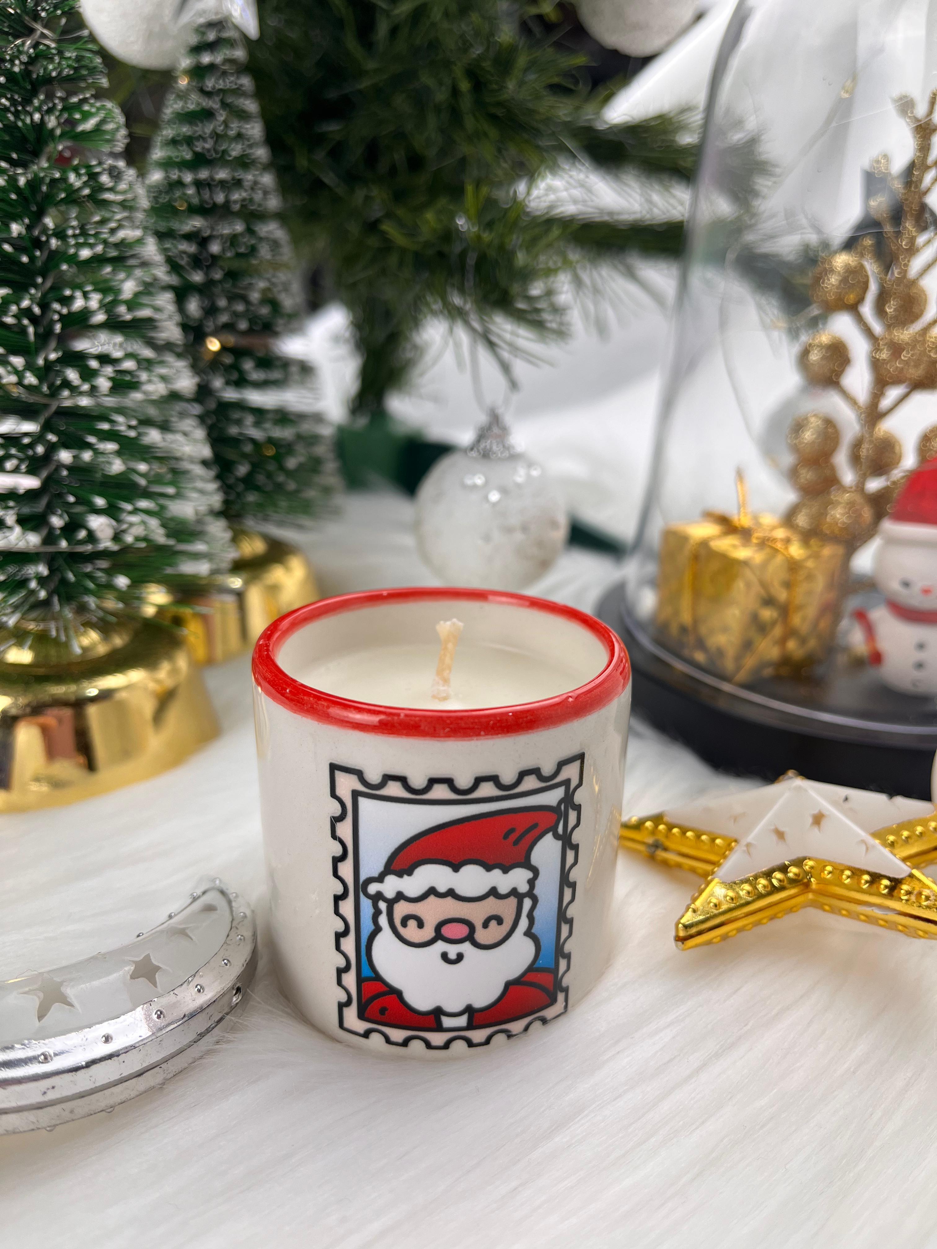 Noel Baba Biyometrik Kokulu Mum