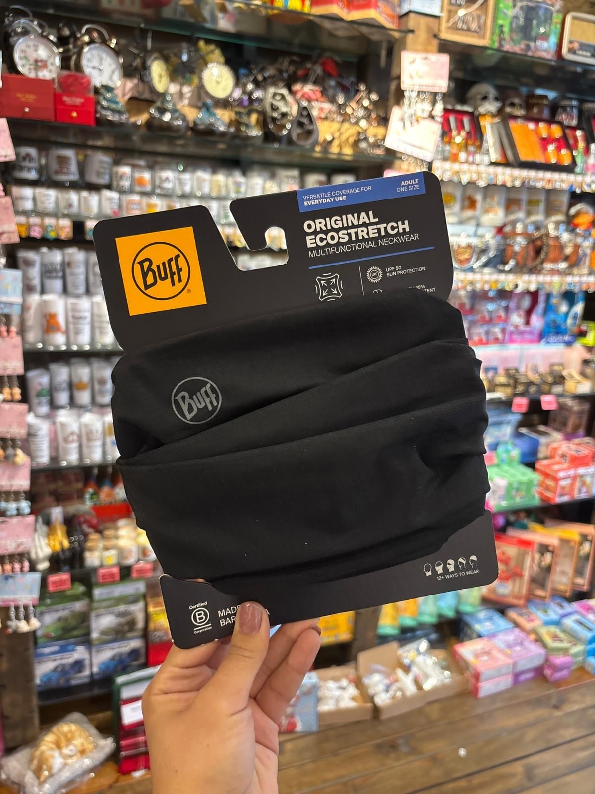 Orıgınal Ecostretch Solıd Black Buff