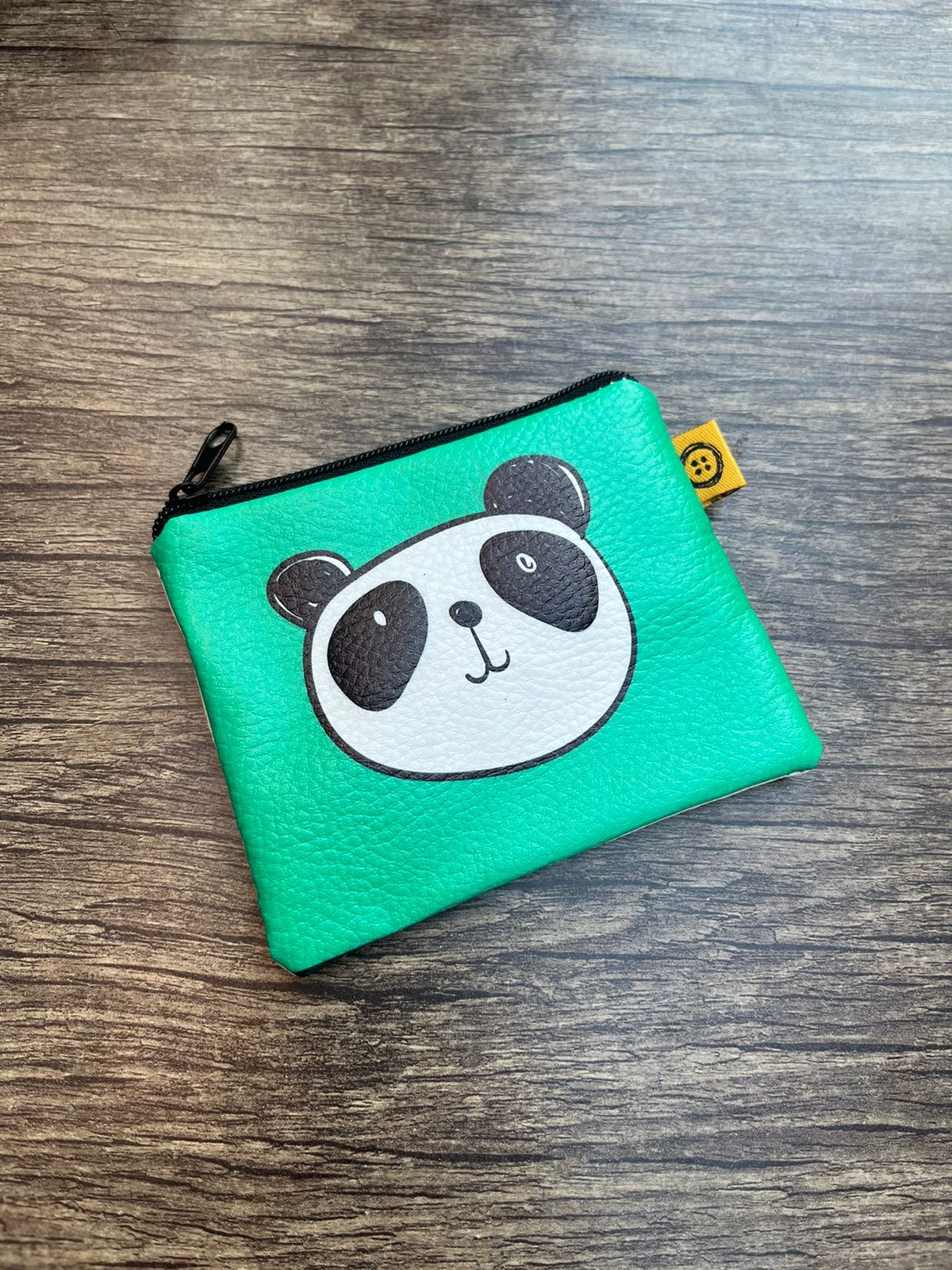 Panda Yüz Bozuk Para Cüzdanı