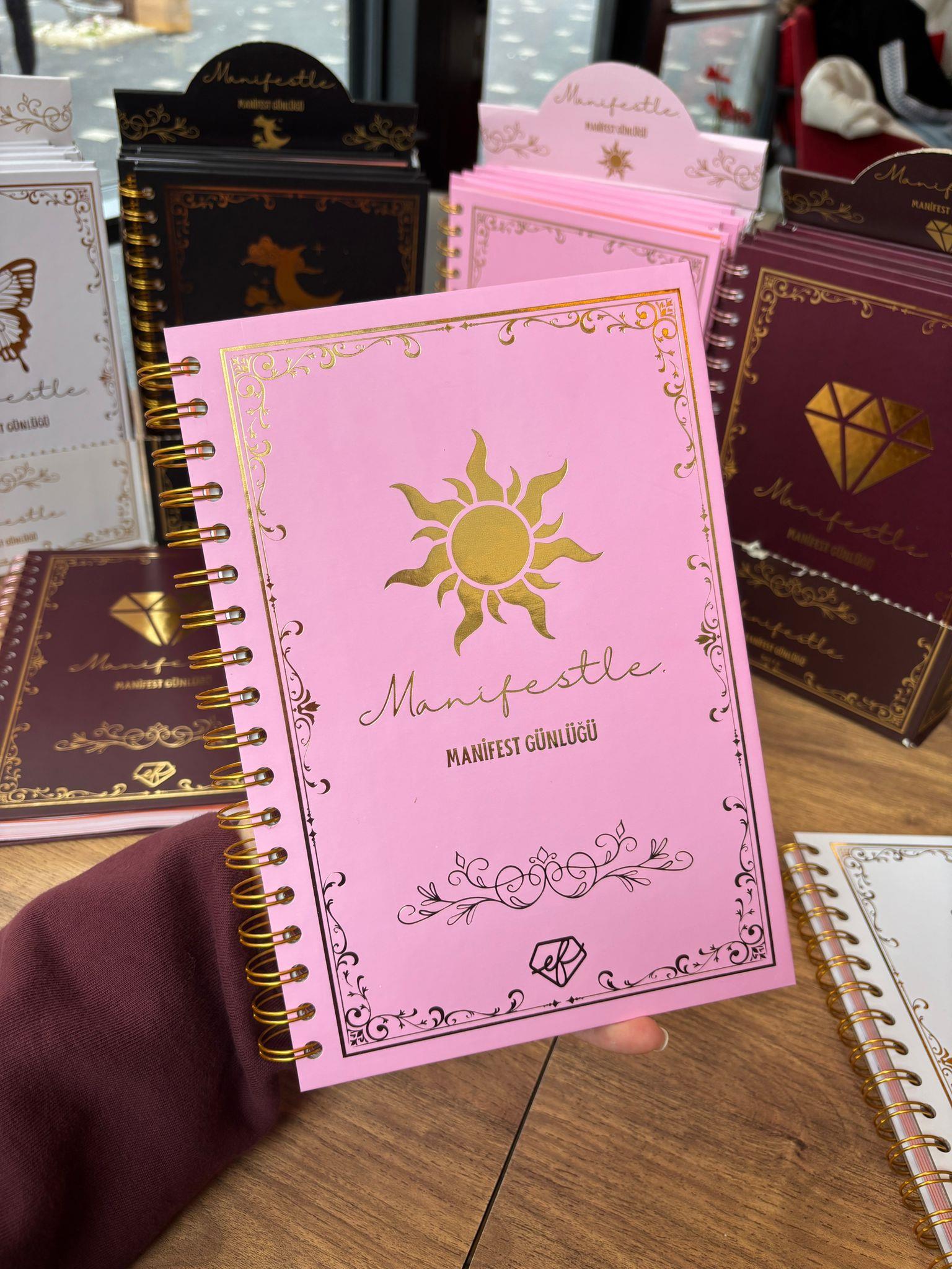 Pembe x Manifest Günlüğü Planlayacı Defter