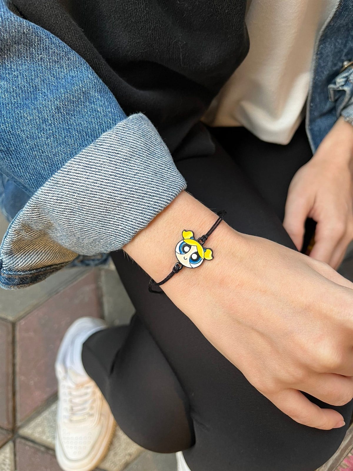 Powerpuff Girls Bubbles Ayarlanabilir Bileklik