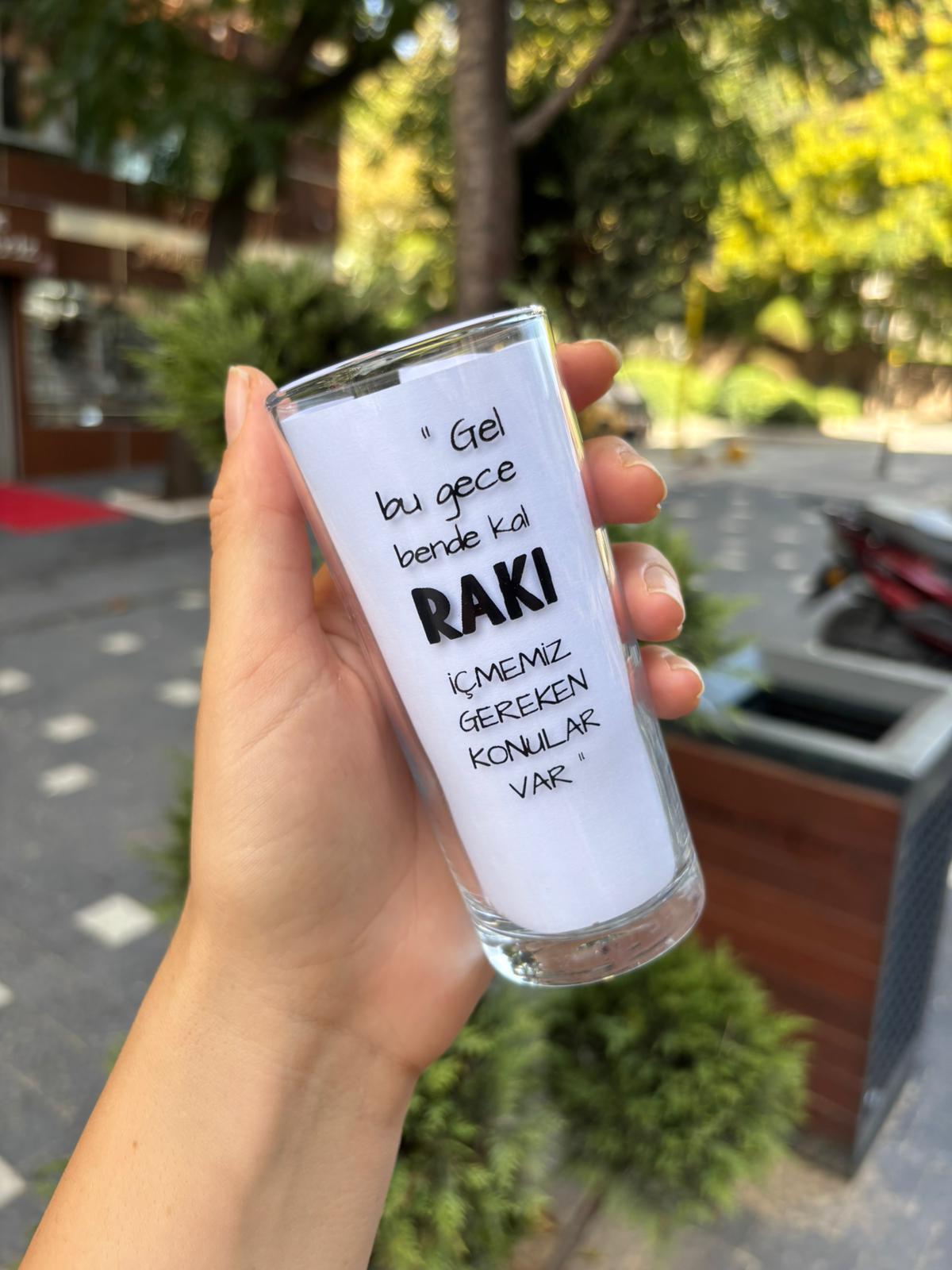 Rakı İçmemiz Gereken Konular Var Rakı Bardağı