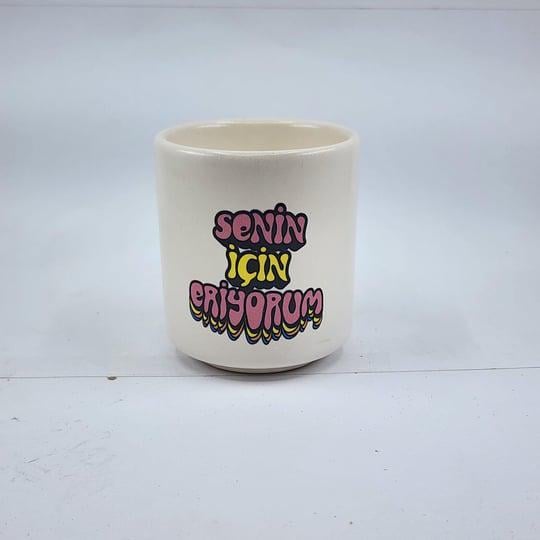 Senin İçin Eriyorum Tasarımlı Dekoratif Mum