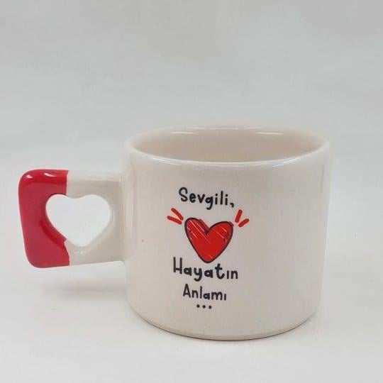 Sevgili Hayatın Anlamı Tasarım Kupa