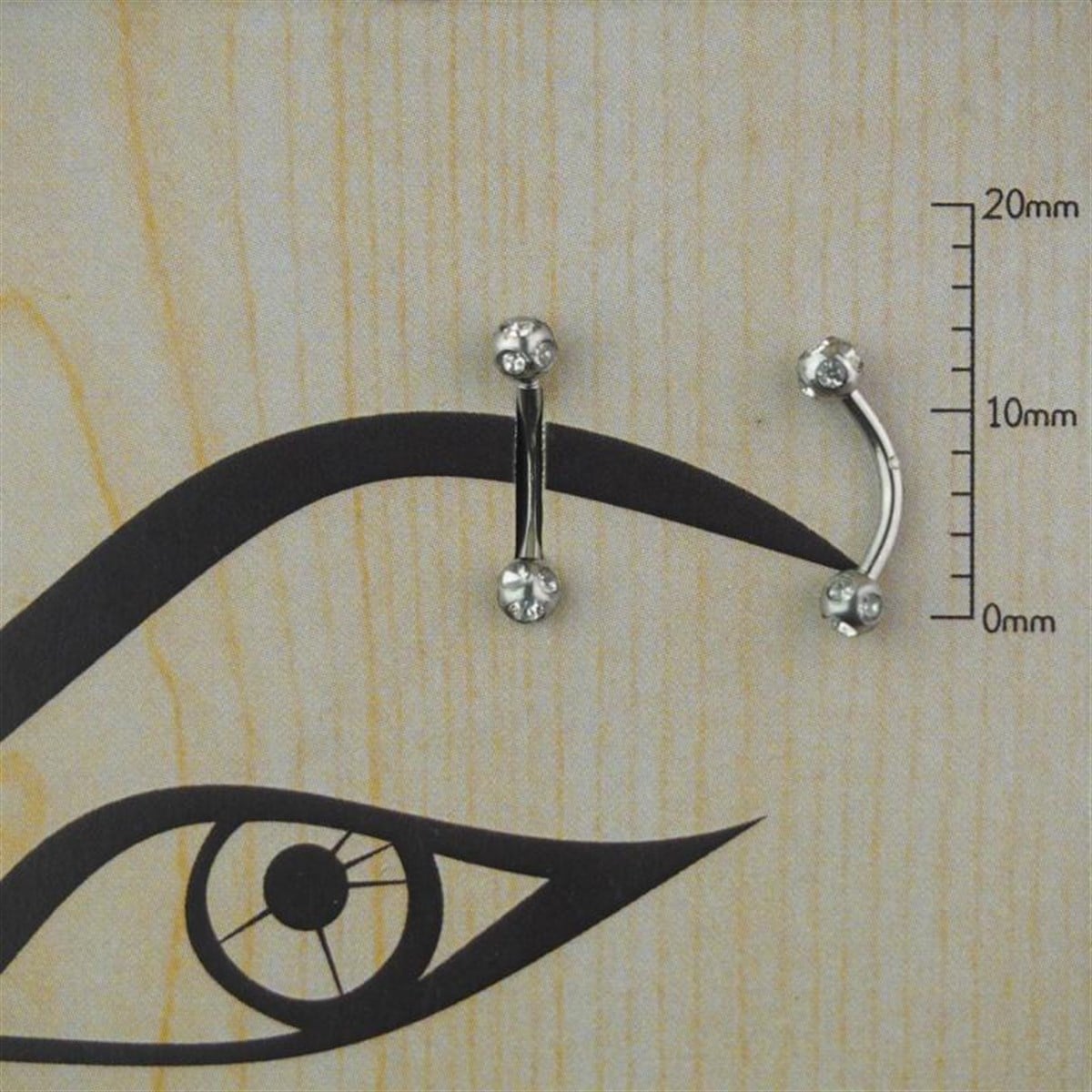 Taşlı Top Kaş Piercing