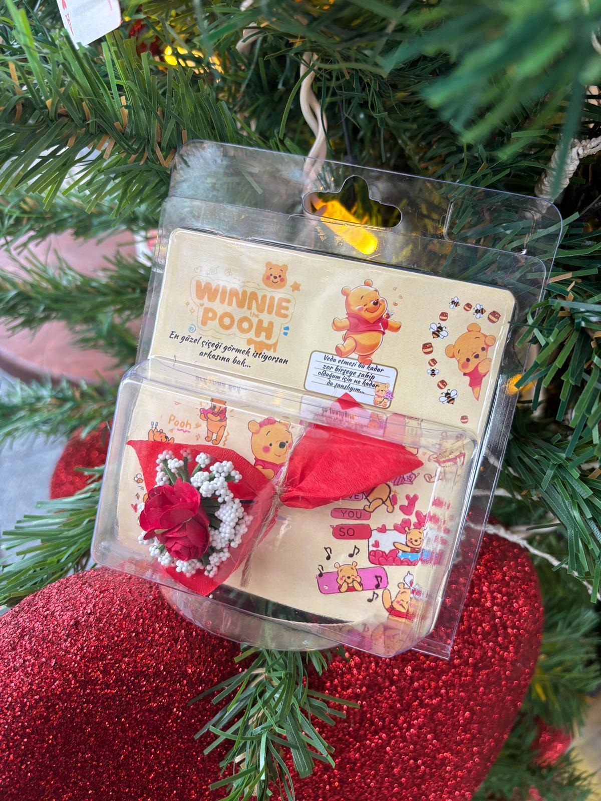 Winnie Pooh  Arkası Aynalı Çiçek