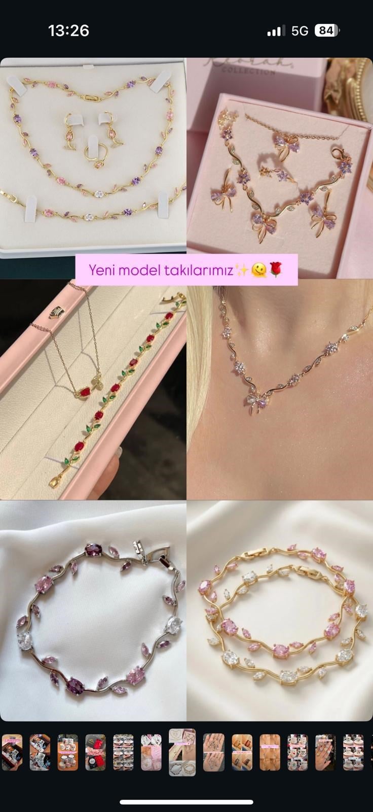 Yeni Model Detaylı Kolye
