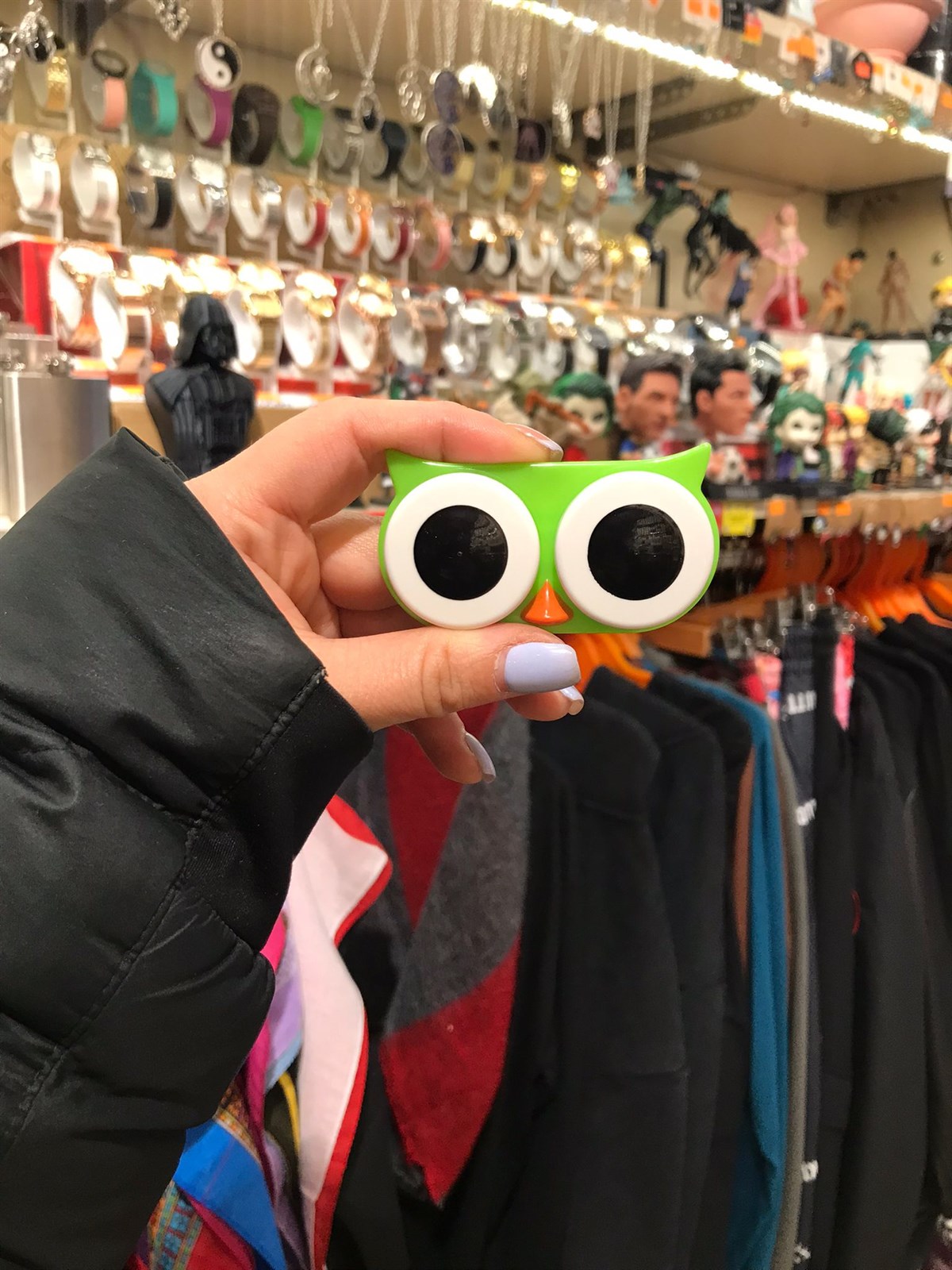 Yeşil OWL CONTACT LENS CASE - Baykuş Lens Kabı