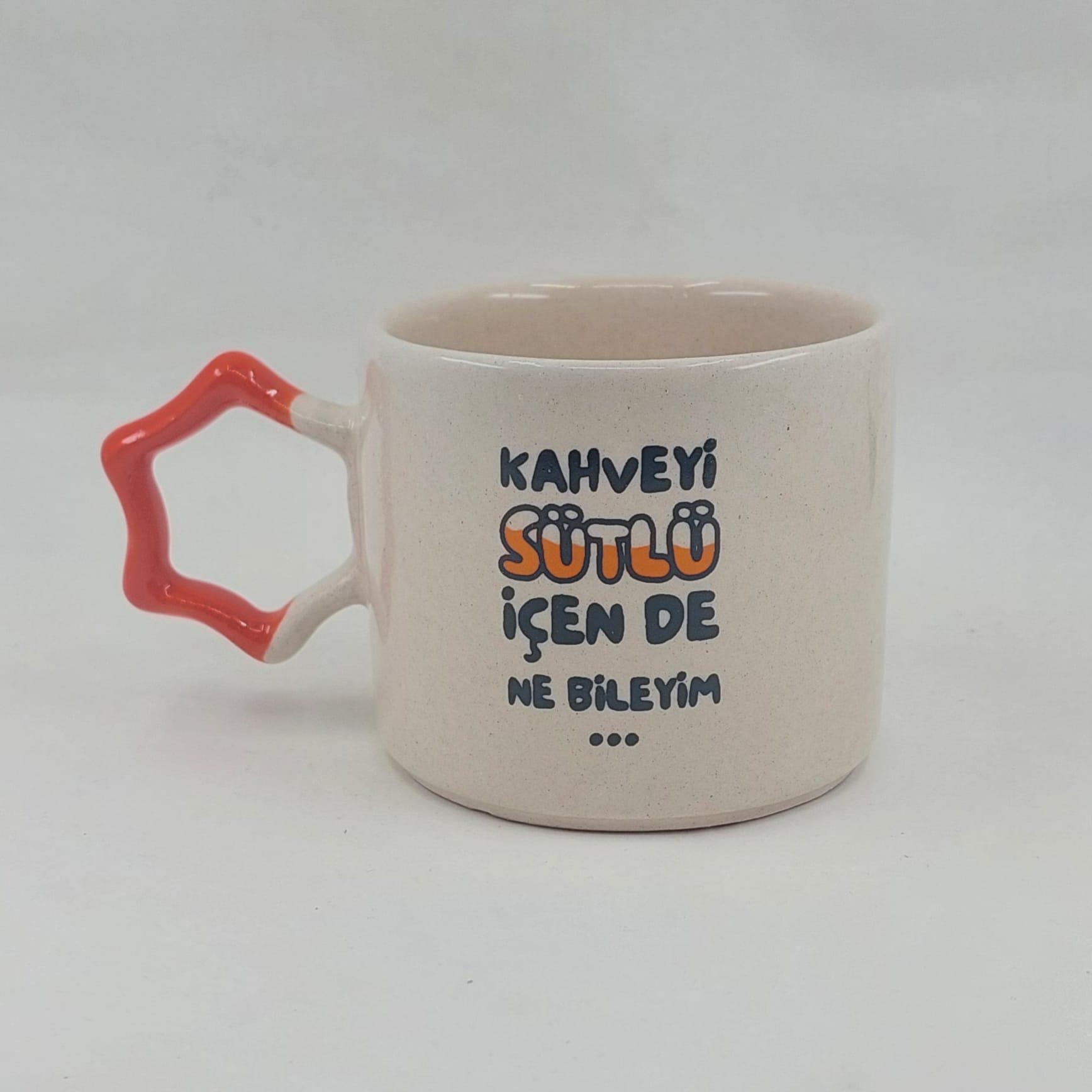 YILDIZ KUPA TURUNCU KAHVEYİ SÜTLÜ