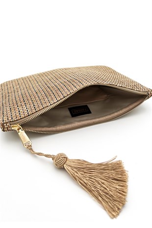 KLEOPATRA KADIN HASIR CLUTCH & PORTFÖY C062203
