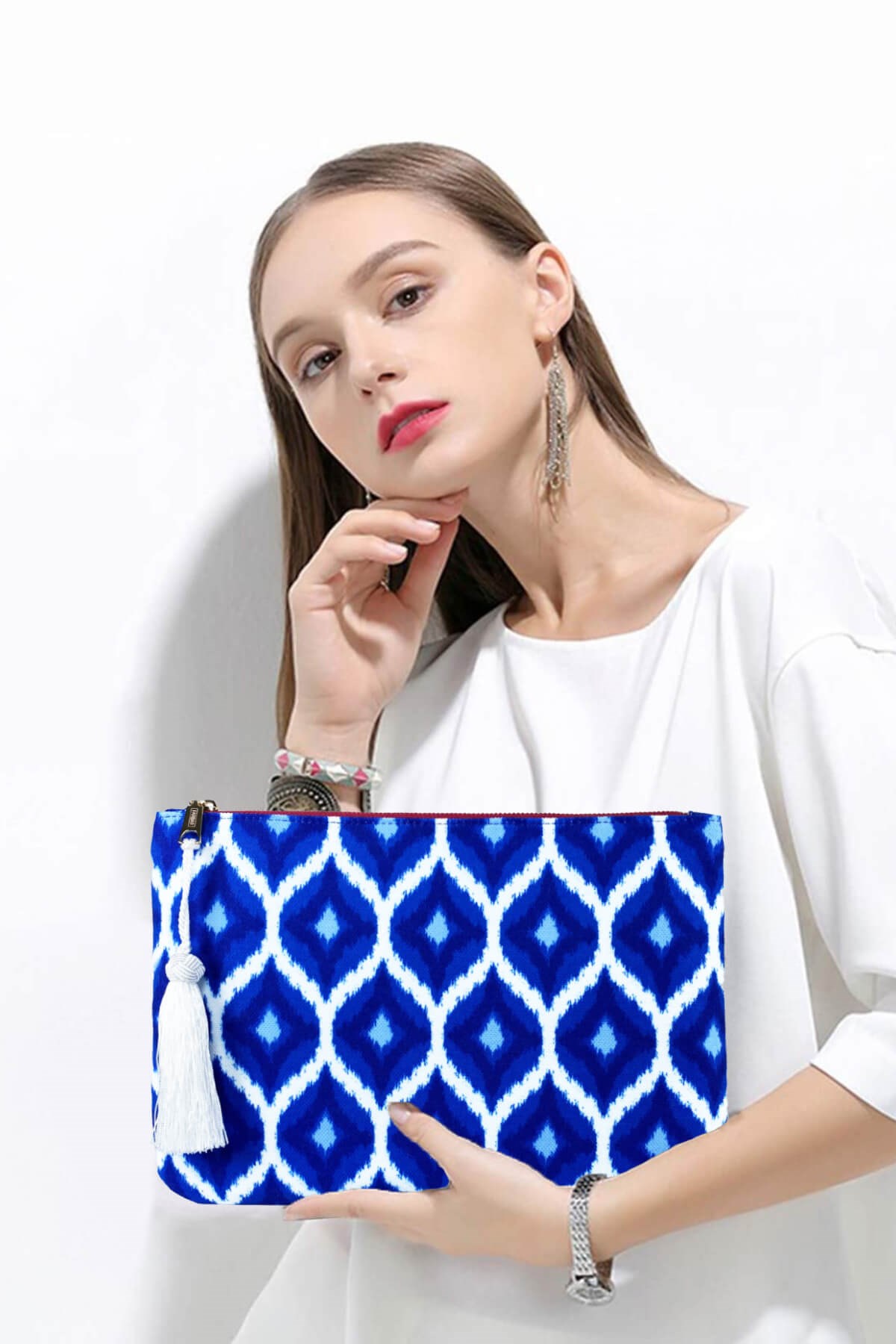 Blue Ikat