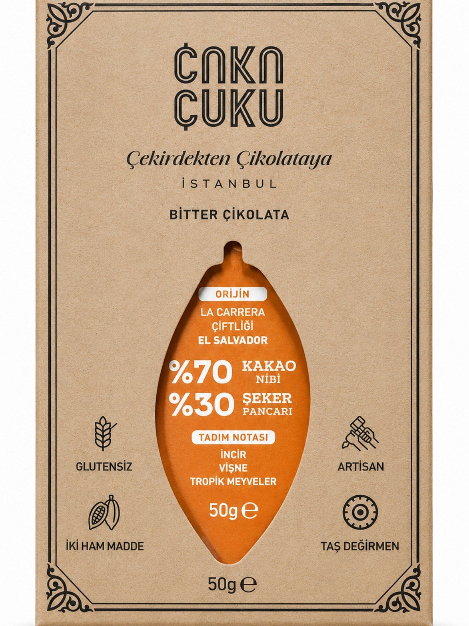 Çuku Çuku %80 Bitter Çikolata – Kakao