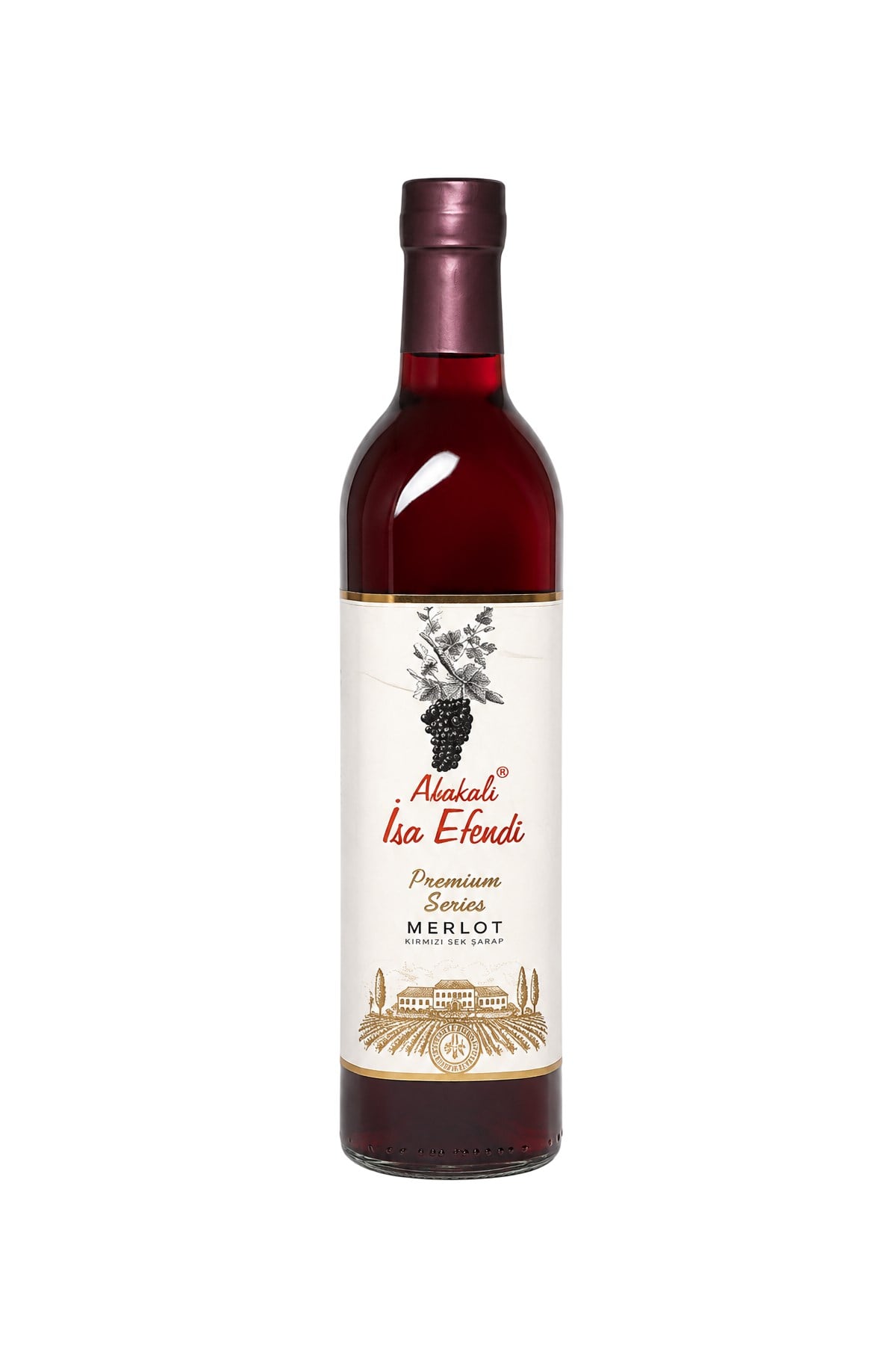 İsa Efendi Merlot Siyah Üzüm Sirkesi 500Ml