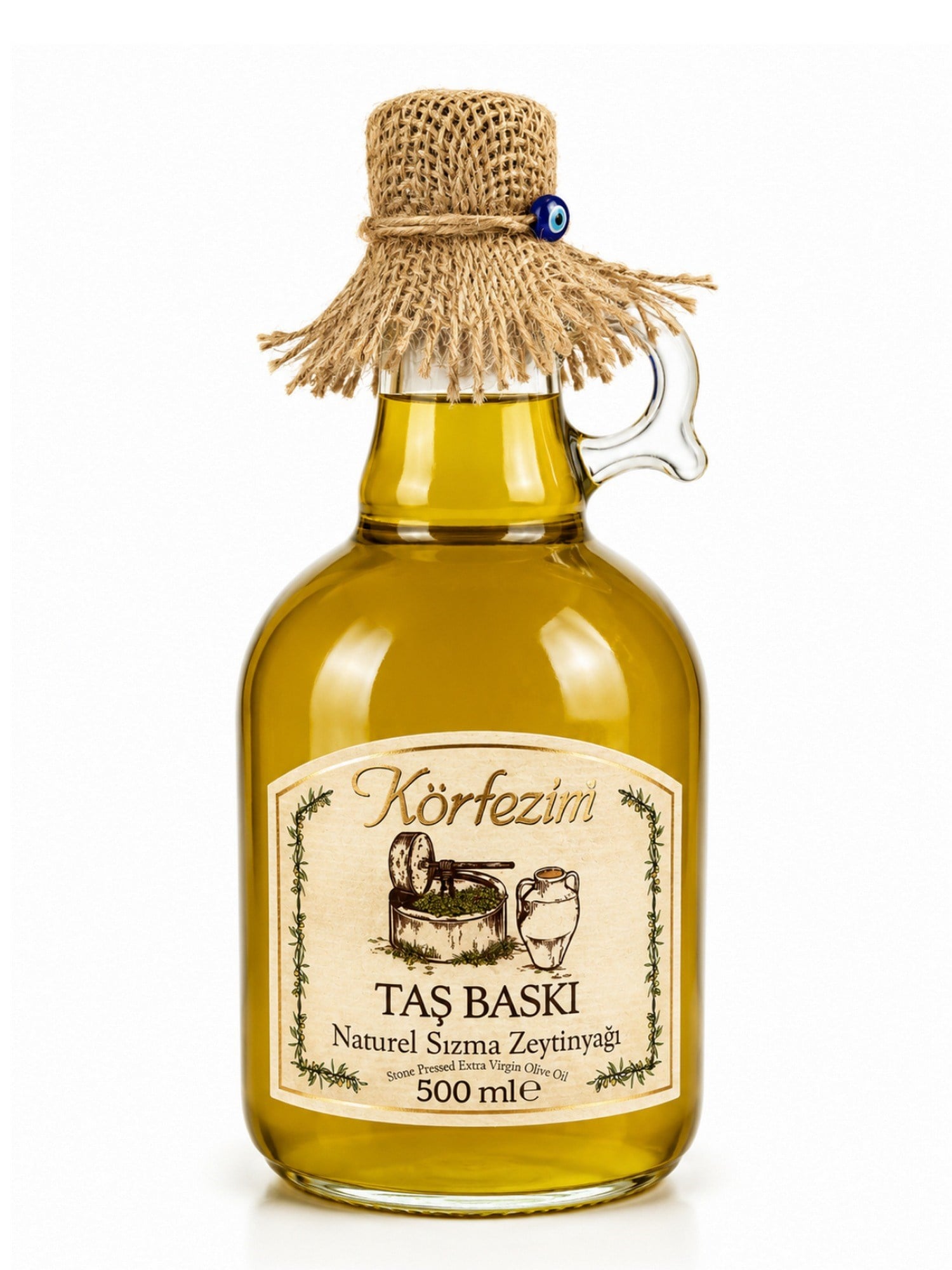 Körfezim Taş Baskı Soğuk Sıkım Zeytinyağı - 500 Ml