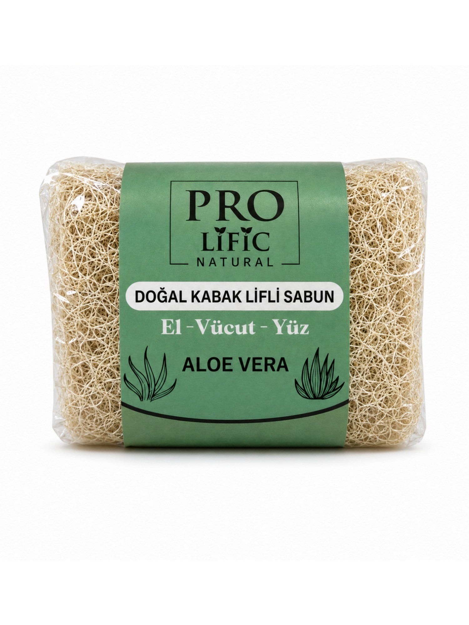 Pro Lific Natural Aloe Vera Doğal Kabak Lifli Sabun