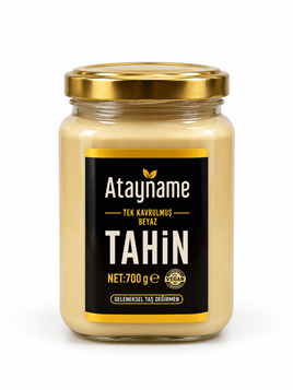 Atayname Tek Kavrulmuş Beyaz Tahin 700 G