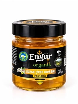Engür Organik Süzme Çiçek Ham Bal 250 Gr
