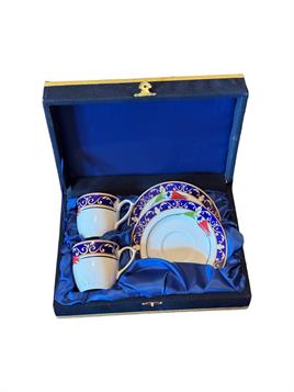 İKİLİ RB LALE DESENLİ FİNCAN SETİ