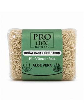 Pro Lific Natural Aloe Vera Doğal Kabak Lifli Sabun