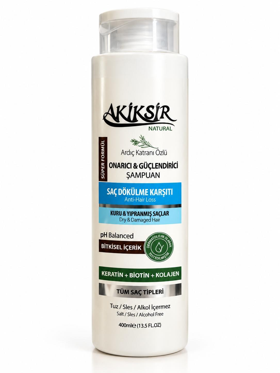 Akiksir Ardıç Katranlı Şampuan 400 Ml