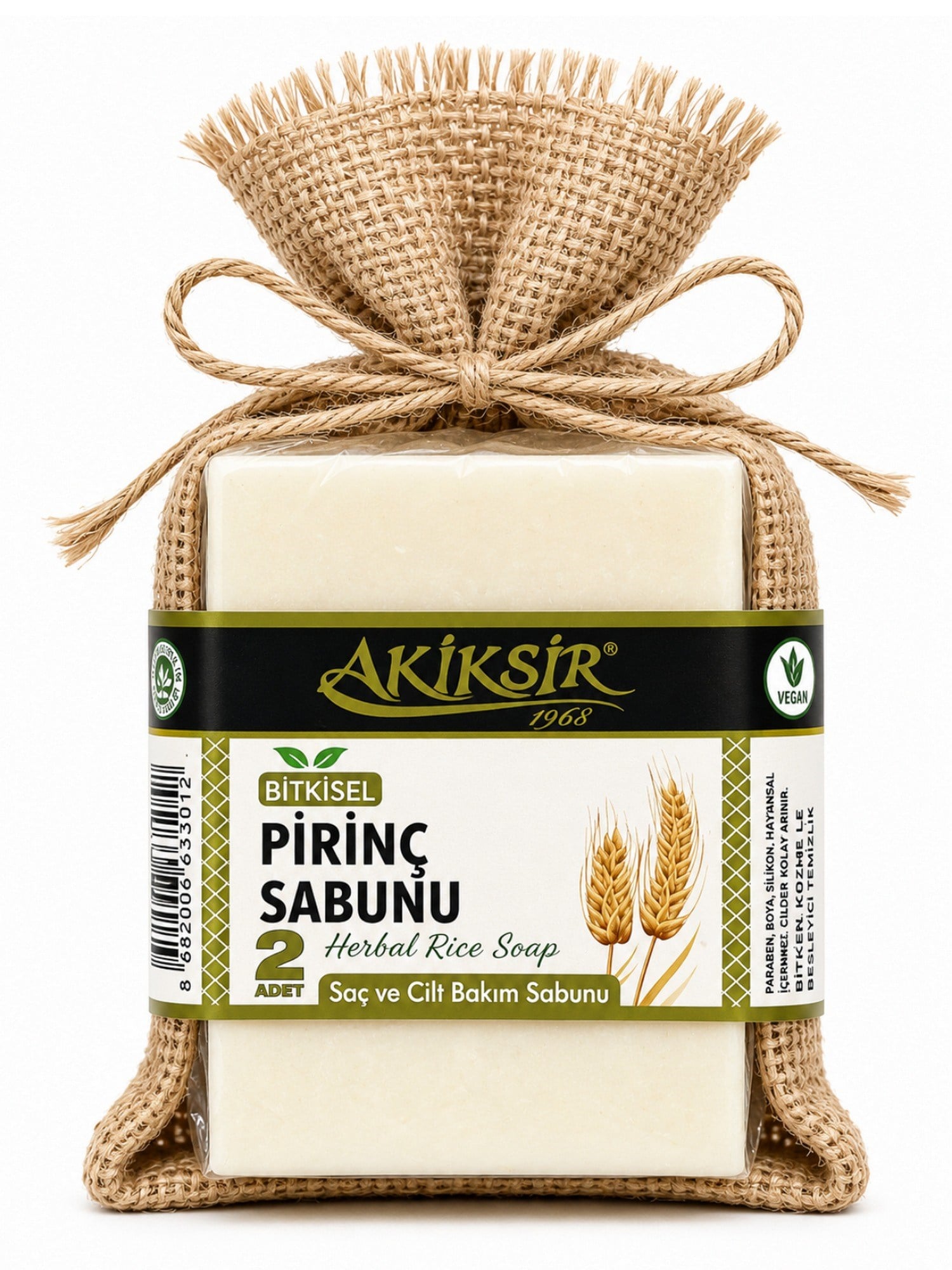 Akiksir Doğal Pirinç Sabunu