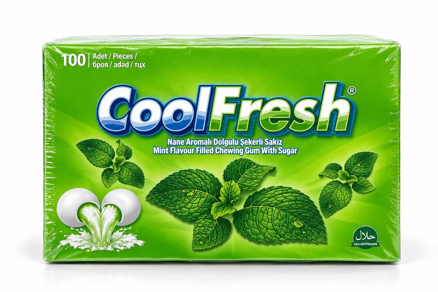 Coolfresh Nane Aromalı Şekerli Sakız 100 Adet