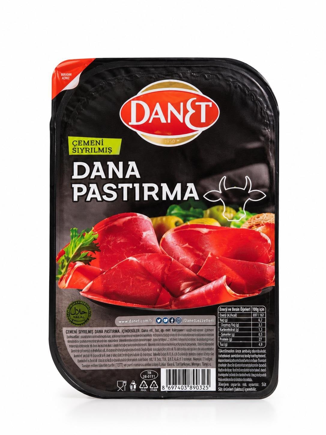 Danet Dana Pastırma 70 Gr