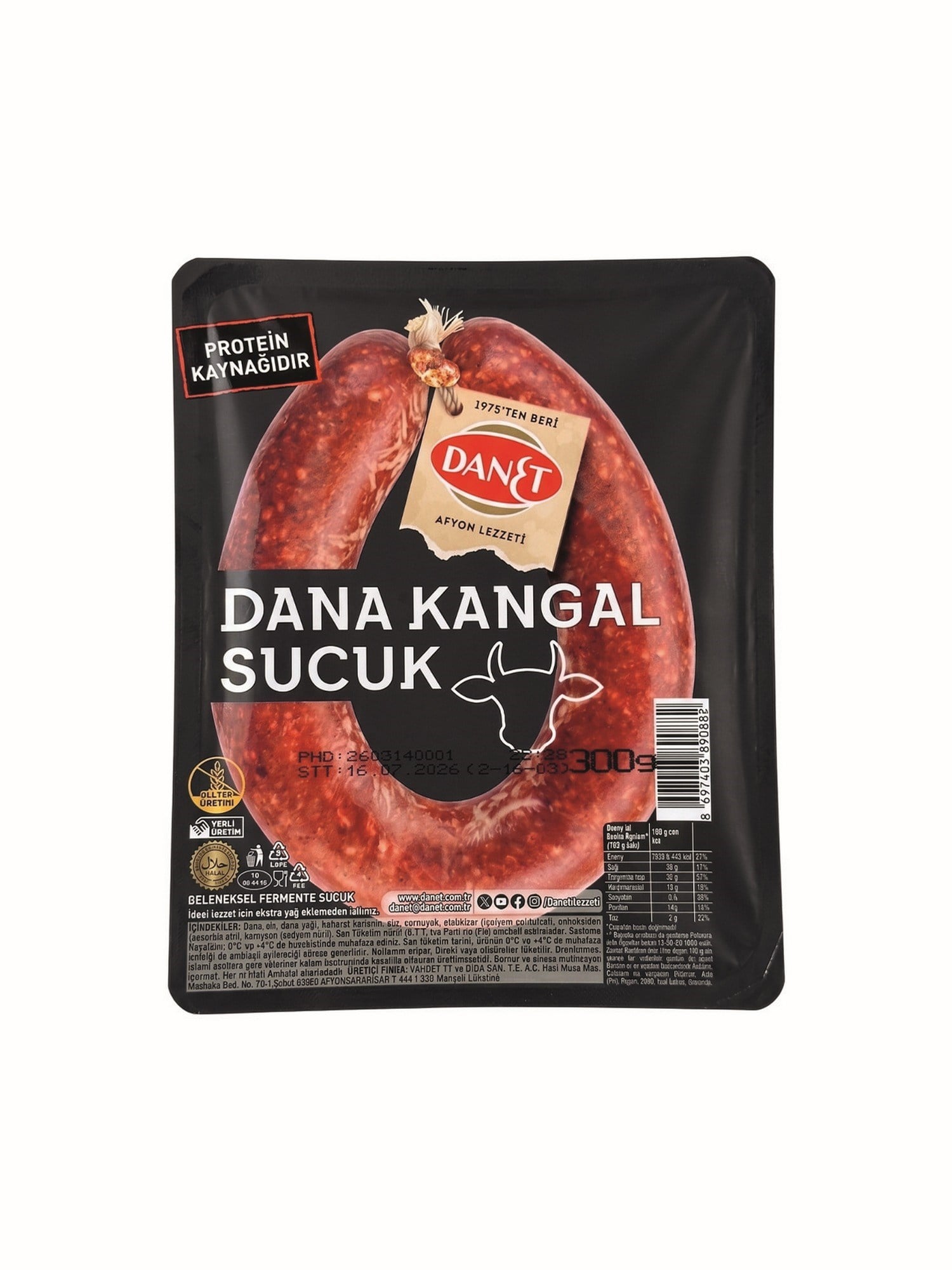 Danet Geleneksel Sucuk 300 Gr