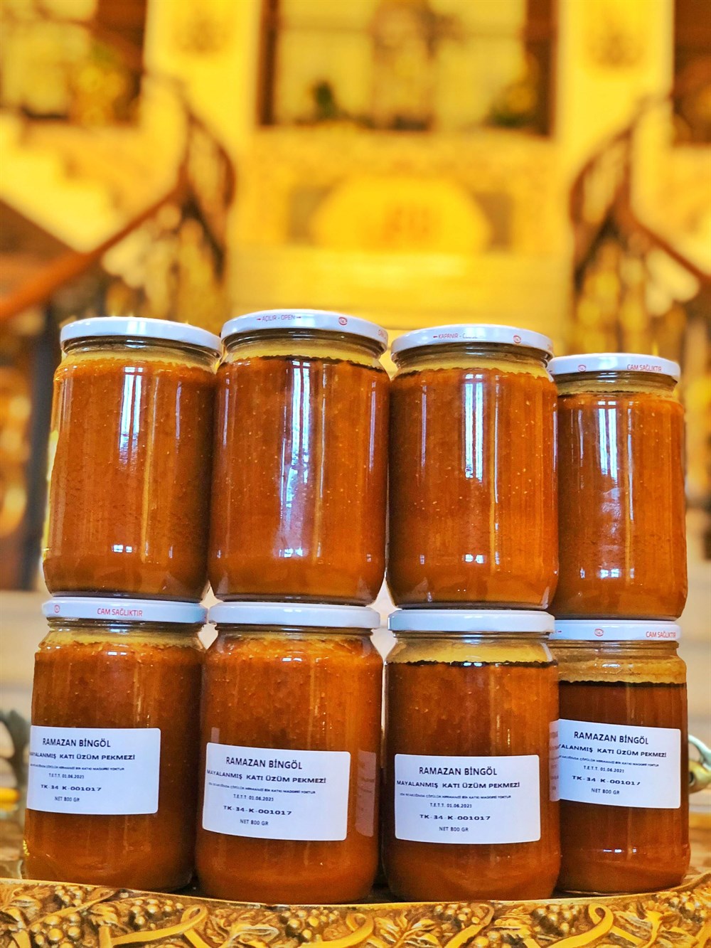 Mayalanmış Katı Üzüm Pekmezi(800Gr)