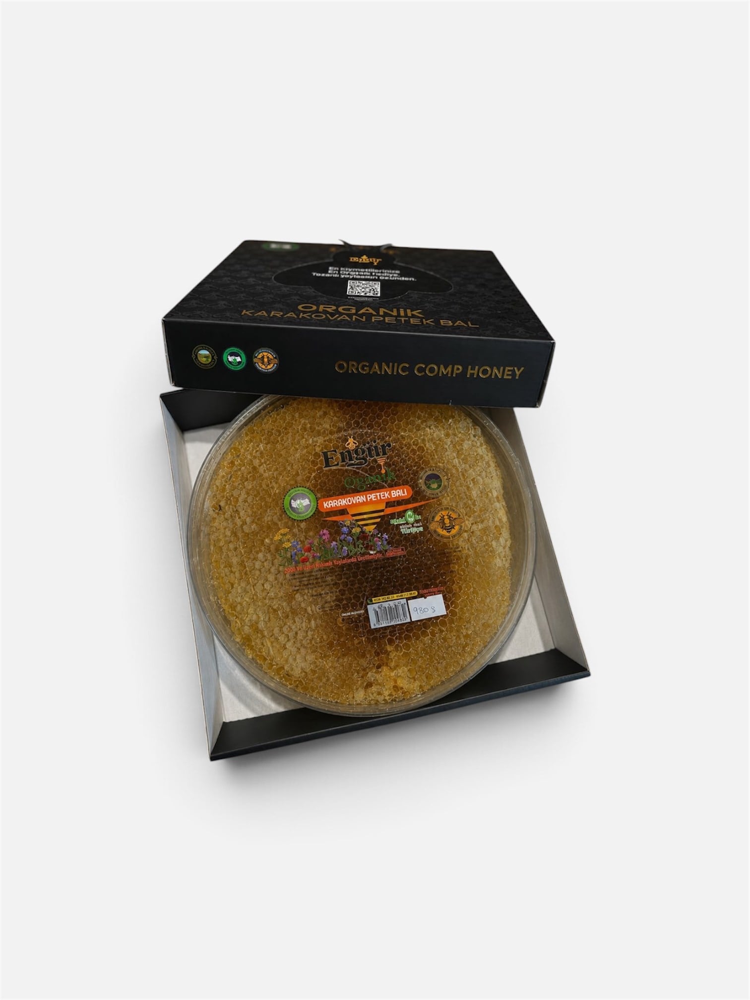 Organik Karakovan Petek Balı 950Gr