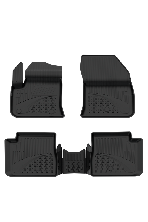 Citroen C4 Elektrikli 2020+ / C4 X  Elekktrikli 2022+ Uyumlu Sahler Araca Özel 4.5D Havuzlu Oto Paspas - C4 / C4X