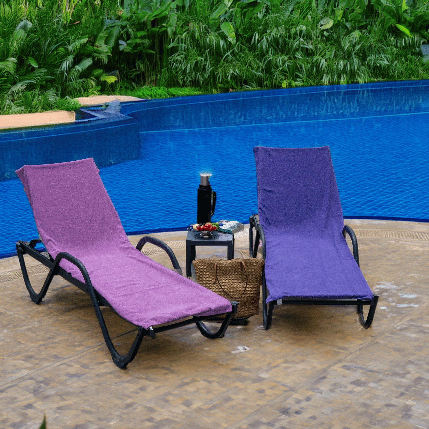 Şezlong Havlusu - %100 Pamuk 190x73 Plaj Şezlong Havlusu - Miespiga