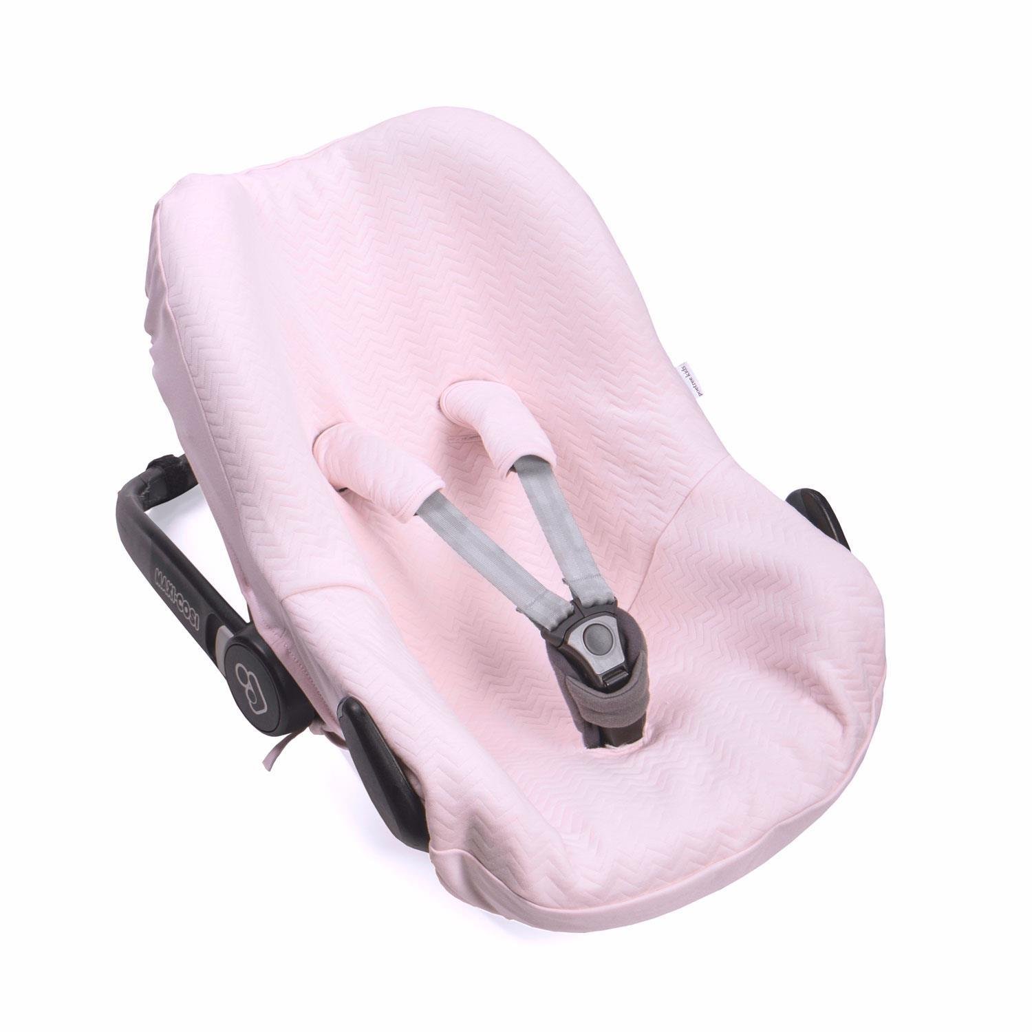 Araba Koltuğu Kılıfı - Chevron Light Pink Araba Koltuğu Kılıfı - Poetree Kids