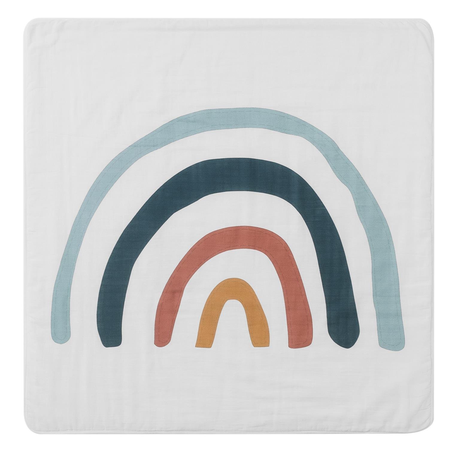 Oyun Matı - Gökkuşağı Çift Taraflı Elyaf Bebek Oyun Halısı - Miespiga