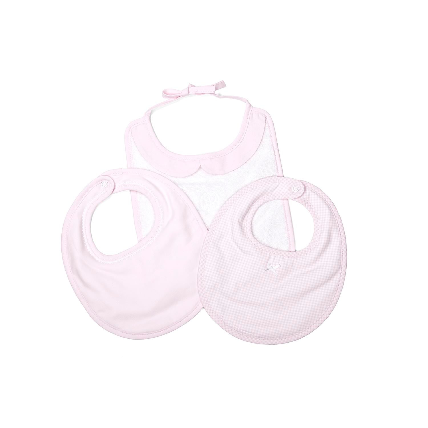 Önlük - Oxford Soft Pink Önlük 3'lü Set - Poetree Kids