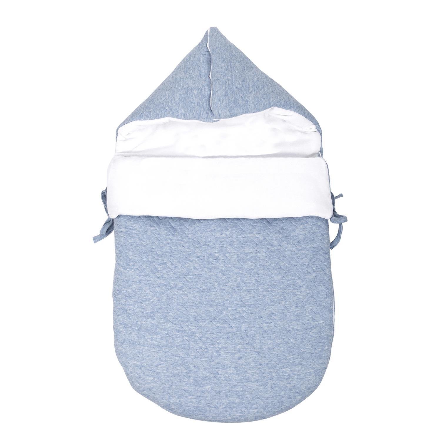 Taşıma Tulumu - Chevron Blue 3 Kemerli Portbebe - Poetree Kids