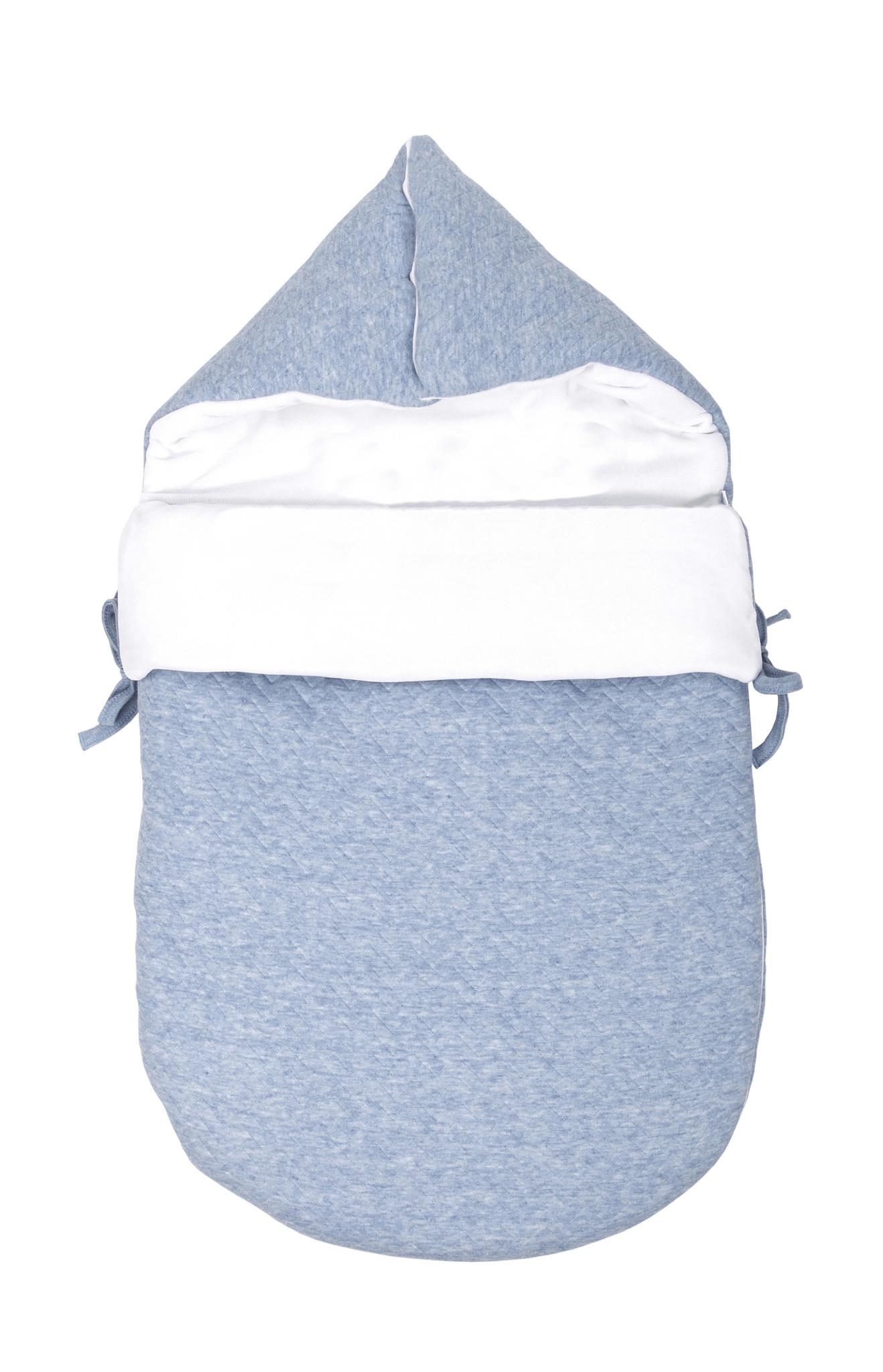 Taşıma Tulumu - Chevron Blue 5 Kemerli Portbebe - Poetree Kids