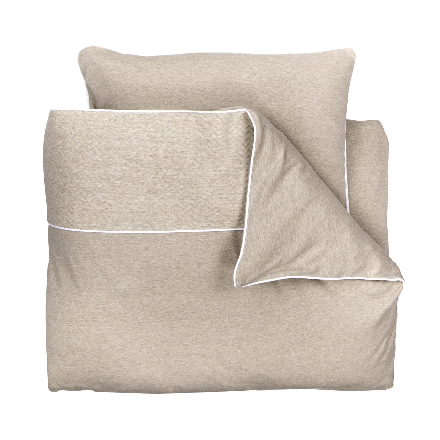 Nevresim Takımı - Chevron Camel Tek Kişilik Nevresim Takımı - Poetree Kids